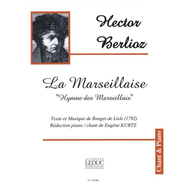 Berlioz Rouget De L. Marseillaise Voice &amp; Piano Book