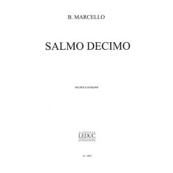 Marcello Fagotto Salmo Decimo Soli Sctb A Cappella Choral