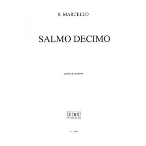 Marcello Fagotto Salmo Decimo Soli Sctb A Cappella Choral