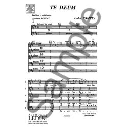 Andr&eacute; Campra: Te Deum (Choral-Mixed accompanied)