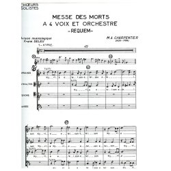 Marc-Antoine Charpentier: Messe des Morts &agrave; 4 Voix in G minor (Choral-Mixed accompanied)