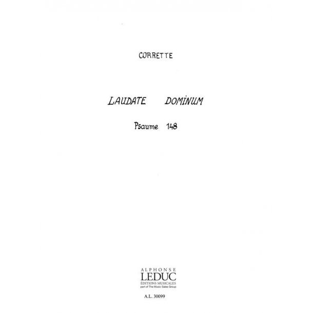 Michel Corrette: Laudate Dominum (Choral-Mixed accompanied)