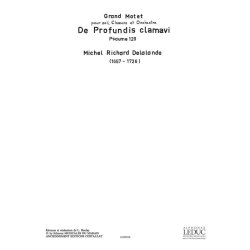 Michel Richard Delalande: De Profundis clamavi (Psalm 129) (Choral-Mixed accompanied)