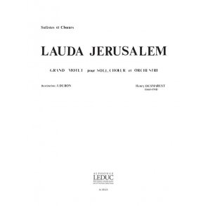 Henri Desmarets: Lauda Jerusalem (Choral)