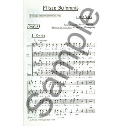 Joseph Hector Fiocco: Missa solemnis &agrave; l'Unit&eacute; (Choral)