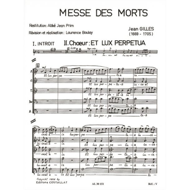 Requiem Soli Sttb/ Ch Ssatbb Choral Score