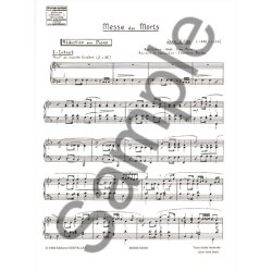 Jean Gilles: Messe Des Morts - Vocal Score