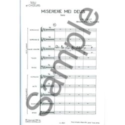 Jean Baptiste Lully: Miserere mei (Choral)