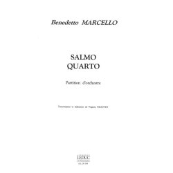 Marcello Fagotto Salmo Quarto Solo Mixed Choir & Orchestra Full Score