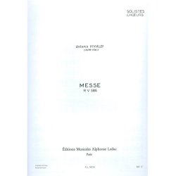 Antonio Lucio Vivaldi: Messe RV586 (Choral-Mixed accompanied)