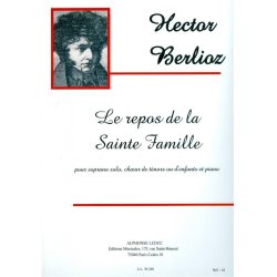 Berlioz Repos De La Sainte Famille Soprano Solo Choir &amp; Piano Book