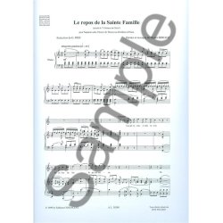 Berlioz Repos De La Sainte Famille Soprano Solo Choir &amp; Piano Book