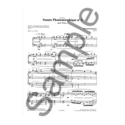 Dubugnon Richard Sonate Phonomorphique No 2 Op.40 Piano Book