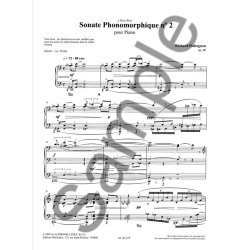 Dubugnon Richard Sonate Phonomorphique No 2 Op.40 Piano Book