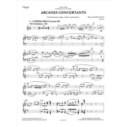 Dubugnon Arcanes Concertants Op.38 Grand Organ Book