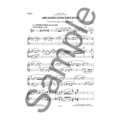 Dubugnon Arcanes Concertants Op.38 Grand Organ Book