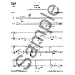 Barthelemy Claude Ubud (Ed Georgel Claude) Alto Saxophone Book