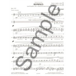 Jean-Claude Risset: Reprises for Alto Saxophone and Electroacoustic Device