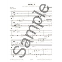 Risset Rumeur 6e Livre Collection Vent De Sax Saxophone Book