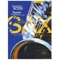 Rosse Francois Kanente (Arr Georgel Claude) Alto Saxophone Bk/Cd