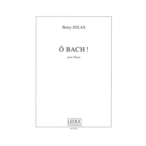Jolas O Bach Piano Book