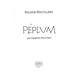 Boutilliers Roland Peplum Alto Saxophone Piano Book