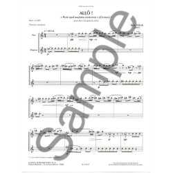 Jolas Betsy Allo! (Georgel) 2 Alto Saxophones Book