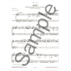 Jolas Betsy Allo! (Georgel) 2 Alto Saxophones Book