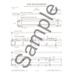Nierenberger: Les mandarins (cycle 1 : degr&eacute; 3 &agrave; 4) (3'50'') pour caisse claire, grosse caisse, cymbale, hi-hat (1 ex&eacute;c.) et piano
