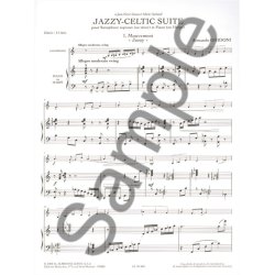 Ghidoni: Jazzy celtic suite (13') pour saxophone soprano (ou t&eacute;nor) et piano (ou harpe)