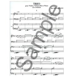 Raykhelson: Trio en si mineur pour violon, violoncelle et piano (partition et parties)