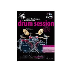 Bourbasquet: Drum session 13 29 pi&egrave;ces pour batterie (livre + cd) - le livre