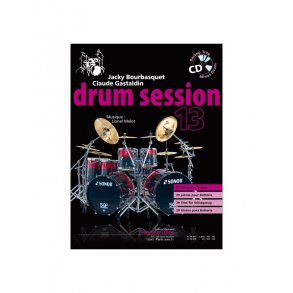 Bourbasquet: Drum session 13 29 pièces pour batterie (livre + cd) - le livre