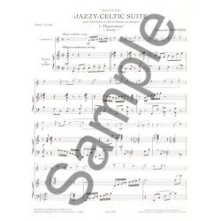 Ghidoni: Jazzy-celtic suite (13') pour clarinette si b et piano ou harpe