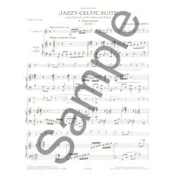 Ghidoni: Jazzy-celtic suite (13') pour clarinette si b et piano ou harpe