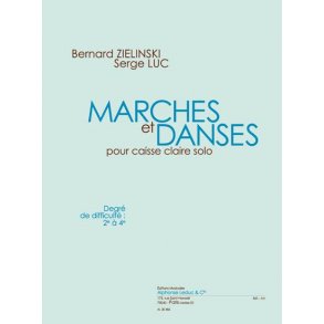 Luc: Marches et danses (9'21') (degré 2 à 4) pour caisse claire solo