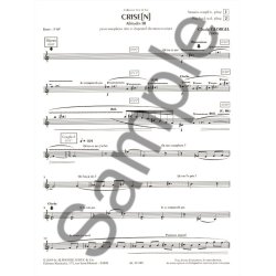 Claude Georgel: Crise(n) for Alto Saxophone and Electroacoustic Device