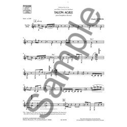 Georgel Claude Talon Agile Collection Vent De Sax Alto Saxophone Book