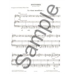 Ibert: Histoires... arrangement de K. Walter-Clark, pour fl&ucirc;te et piano