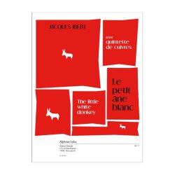 Ibert: Le petit ane blanc arrangement de Mccullough, pour quintette de cuivres (2tp/cor/tb/tu) (partition et parties)