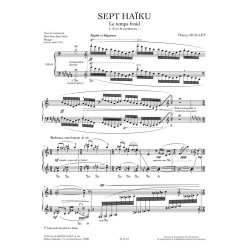 Huillet: 7 ha&iuml;ku pour piano solo (7 petites &eacute;tudes pour la troisi&egrave;me p&eacute;dale)