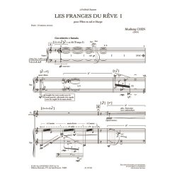 Chen: Les franges du r&ecirc;ve I (8e) (10') pour fl&ucirc;te en sol et harpe