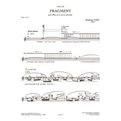 Chen: Fragment, extrait de &laquo;les franges du r&ecirc;ve i&raquo; (8e) (4'10'') pour fl&ucirc;te en ut (ou en sol) seule