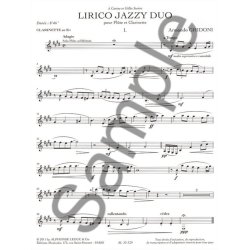 Ghidoni: Lirico jazzy duo (8'46'') pour fl&ucirc;te et clarinette