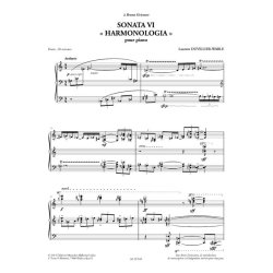 Duvillier-Wable: Sonata vi &laquo;harmonologia&raquo; (28') pour piano