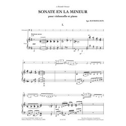 Raykhelson: Sonate en la mineur pour violoncelle et piano