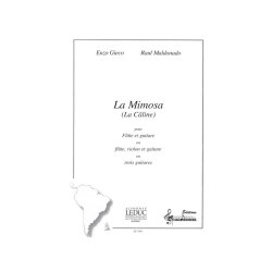 Gieco/Maldonado La Mimosa La Caline Flute Guitar Violin Score/Parts