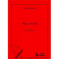 Sanchez Leonardo Alas Y Cielo Flute &amp; Guitar Book