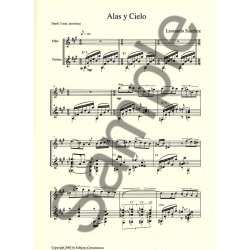 Sanchez Leonardo Alas Y Cielo Flute &amp; Guitar Book
