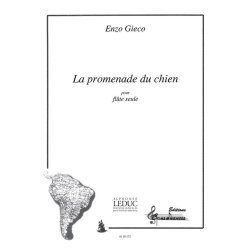 Gieco Enzo La Promenade Du Chien Flute Solo Book